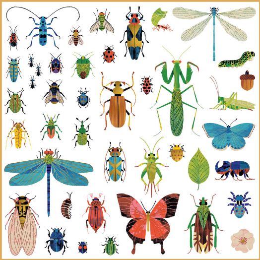 Стикери Djeco - Насекоми, 160 бр.