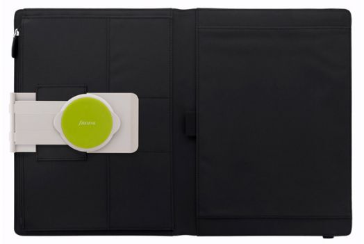 Черна папка Filofax Metropol X-Large Black с място за таблет