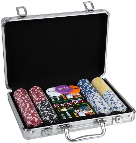 Алуминиево куфарче с 200 покер чипа