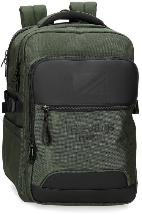 Раница за лаптоп Pepe Jeans Bromley с две отделения и преден джоб