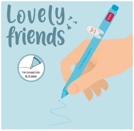 Гел химикалка с животинче Legami - Llama