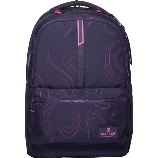 Ученическа раница Schneiders Walker Rey Frequency Purple