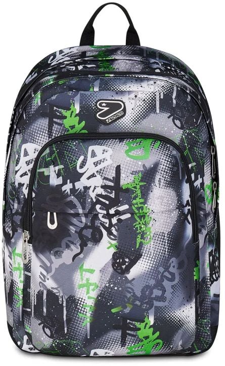 Ученическа раница Seven Pro XXL Reversible Detach Green