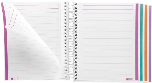 Тетрадка Miquelrius Desert A6 със спирала, 140 листа с широки редове