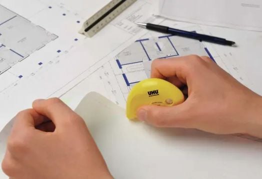 Лепило лента UHU 6.5mm x 9.5m