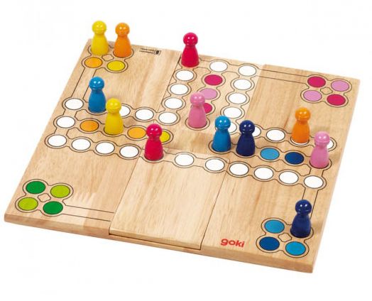 Игра Goki: Не се сърди човече, размер 26 х 26 см.