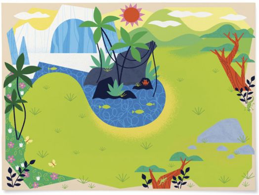 Стикери за оцветяване Crocodile Creek – Диви животни