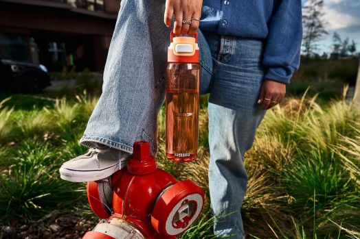 Бутилка за вода от тритан Kambukka Elton Orange Vibes, 1 л.