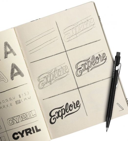 Тефтер Caran D'Ache - Скицник, Rylsee A5