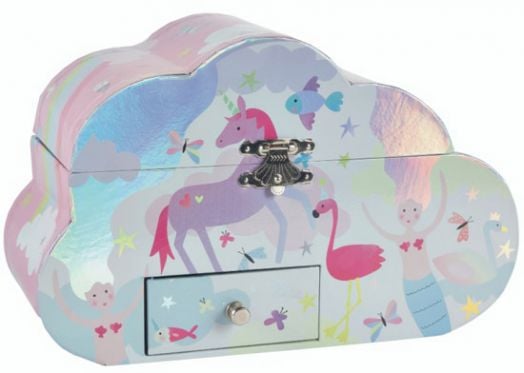 Детска музикална кутия за бижута Floss & Rock, Fantasy - Русалка