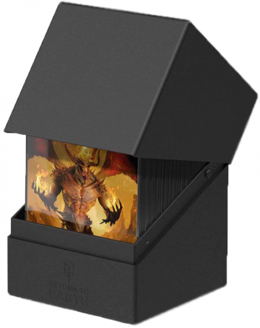 Кутия за карти Ultimate Guard Return to Earth Boulder 100+, черна