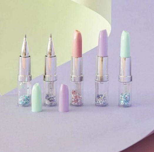 Химикалка във формата на червило Miquelrius Back2Fun, розова