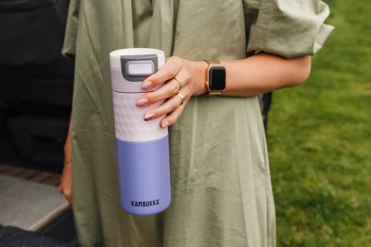 Стоманена термочаша Kambukka Etna Pale Purple, 0.500 л.