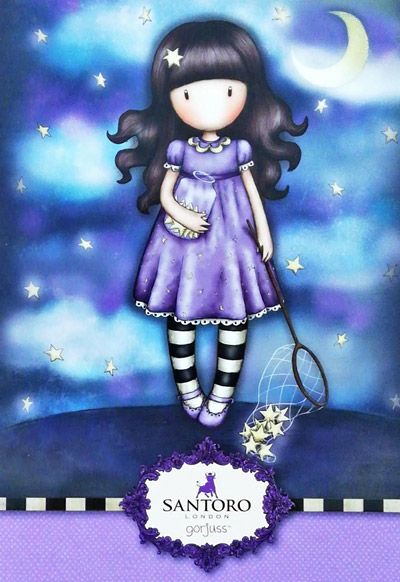 Тетрадка Gorjuss А5, 40 листа с широки редове