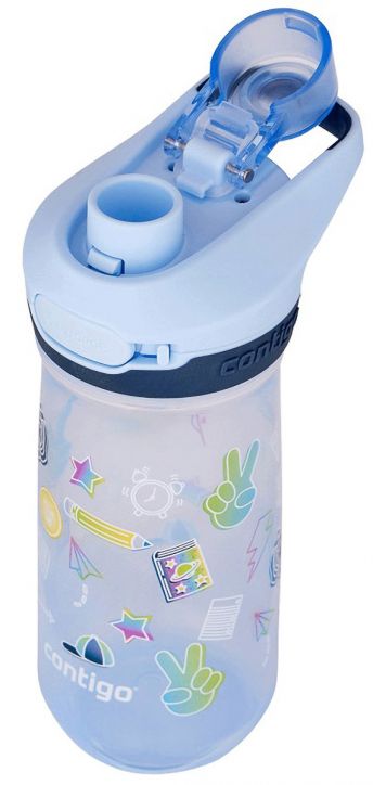 Детска бутилка за вода Contigo Autopop Jessie Periwinkle