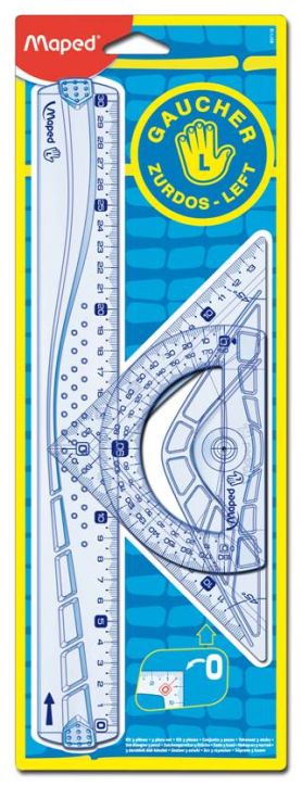 Комплект за чертане Maped за лява ръка