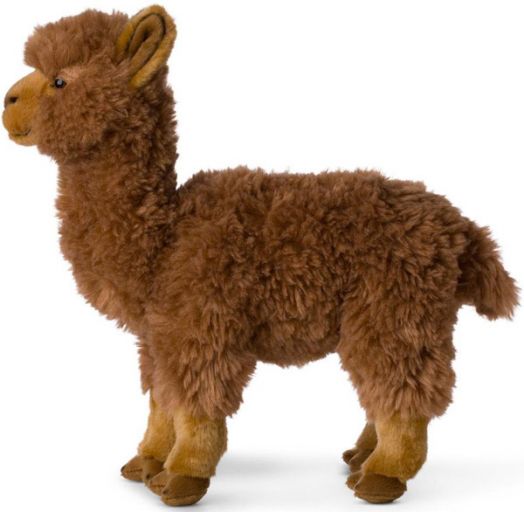 Плюшена играчка WWF - Кафява алпака, 31 см.