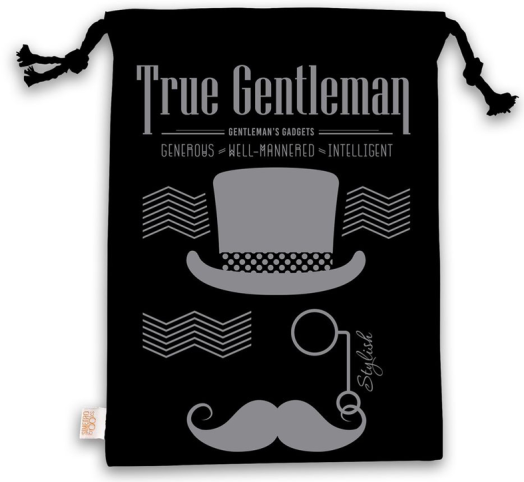 Торбичка за книги с връзки - True Gentleman