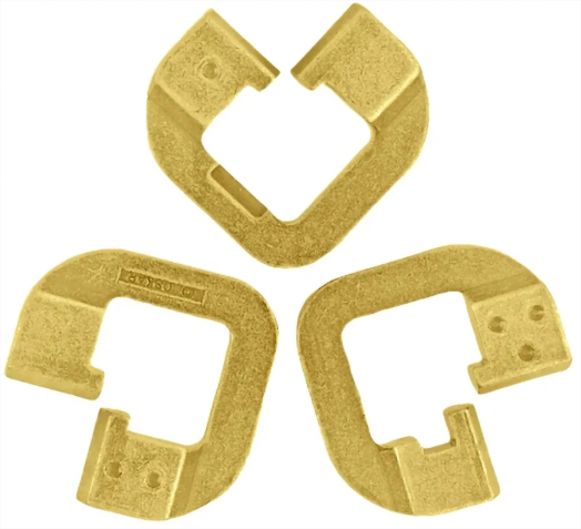 3D пъзел Eureka Hanayama Cast Mini Huzzle Chain Gold