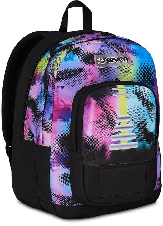 Ученическа раница Seven Freethink Write Down Fluo
