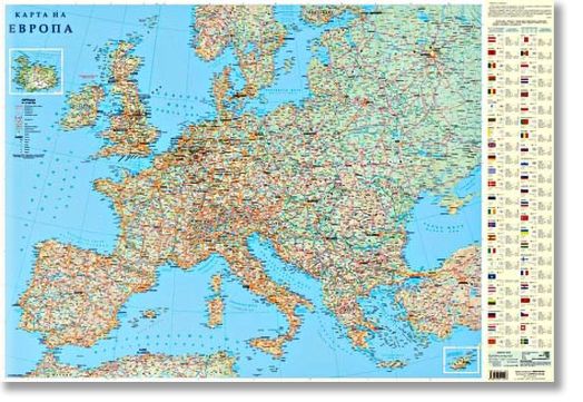 Стенна карта на Европа