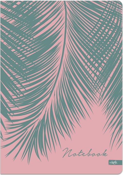 Тетрадка Lastva Tropical, A5, 96 листа, широки редове