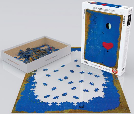 Пъзел Eurographics - Балерина в синьо, 1000 части