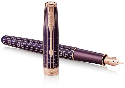 Писалка Parker Royal Sonnet Chiselled Purple PGT