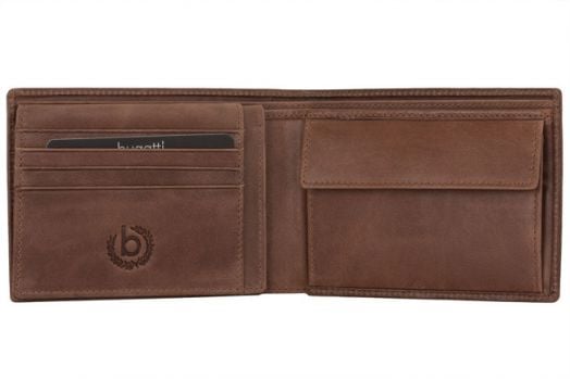 Портфейл Bugatti Volo 8CC, кафяв