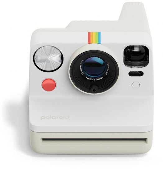 Фотоапарат за моментни снимки Polaroid Now Gen 3, Pebble White