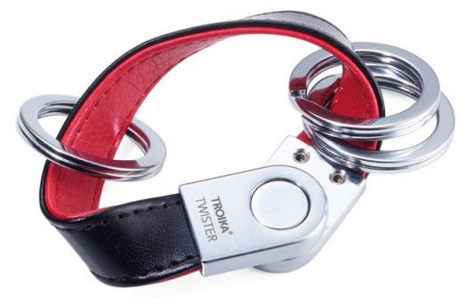Ключодържател Troika Twister Style Red Pepper