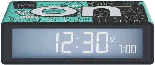 Смарт часовник с аларма Lexon x Jean-Michel Basquiat, Flip+ Equals Pi