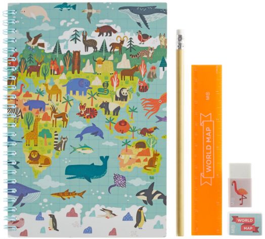 Тефтер с принадлежности Miquelrius World Map