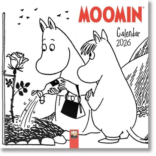 Мини стенен календар Moomin, 2026 година