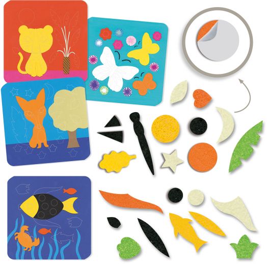 Колажи за най-малките Djeco - Природа