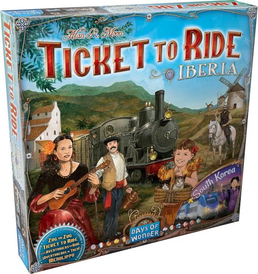 Разширение за настолна игра Ticket to Ride Map Collection 8: Iberia & South Korea