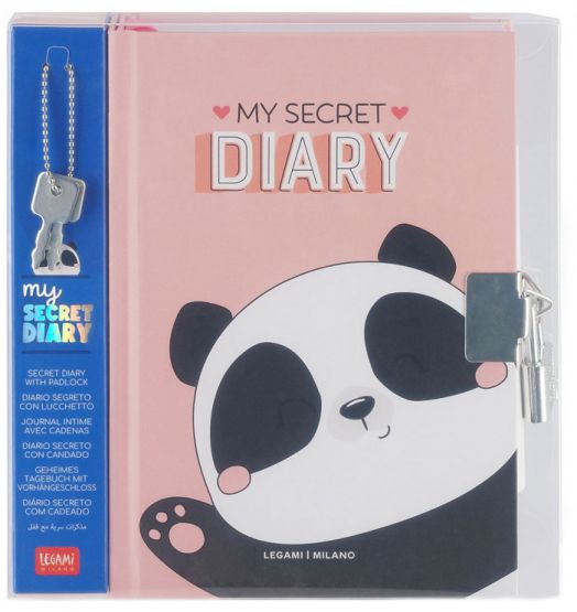 Таен дневник с ключ Legami - Panda