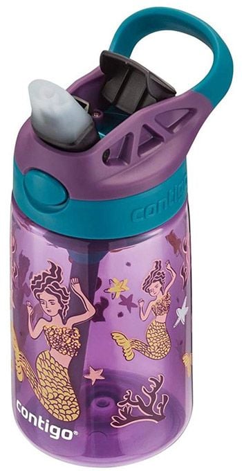 Детска бутилка за вода Contigo Gizmo Flip с русалки, 420 мл.