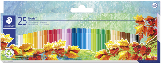 Маслени пастели Staedtler Noris Club, 25 цвята