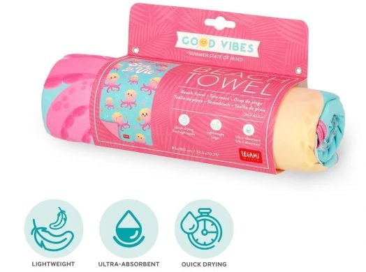 Плажна хавлия Legami - Octopus