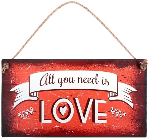 Табелка за стена - All you need is Love