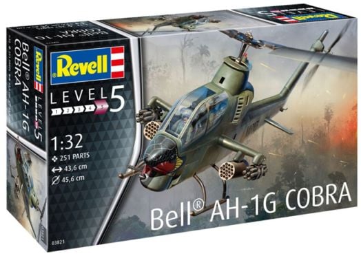 Сглобяем модел Revell - Военен хеликоптер Bell AH-1G Cobra