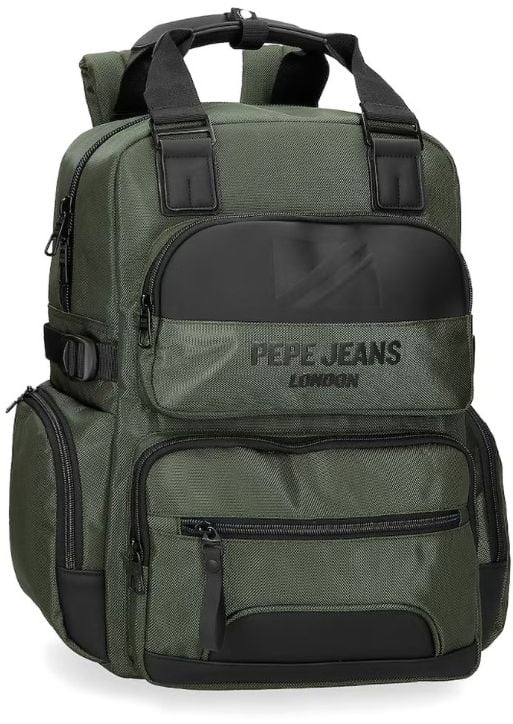 Раница за лаптоп Pepe Jeans Bromley с едно отделение и дръжка