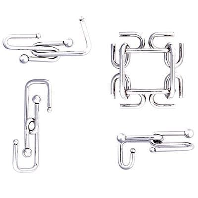 Комплект 3D метални пъзели Eureka Mania, Orange