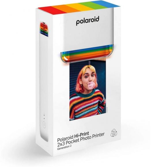 Джобен фотопринтер Polaroid Hi-Print Gen2 2х3, бял
