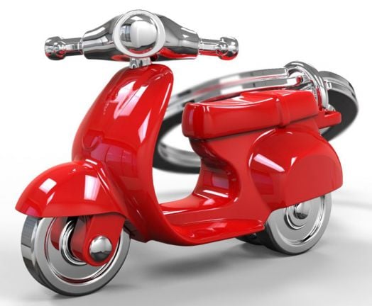 Ключодържател Metalmorphose - Scooter Red