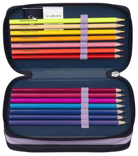 Пълен ученически несесер Dreamland с три отделения - модел 2022