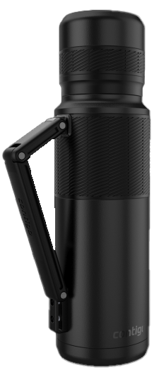 Термос Contigo прахово боядисан, черен мат, 1200 мл.