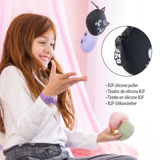 Силиконово портмоне за монети Miquelrius Back2Fun - Коте