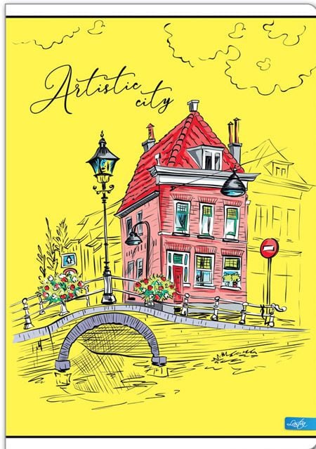 Тетрадка Lastva City А5, 50 листа с широки редове